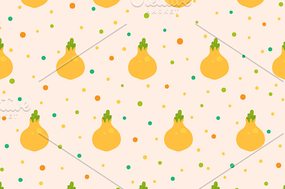 Set vegetable patterns in Patterns - product preview 3
