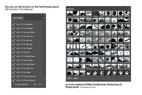 100 Photoshop Splatter Brush Tools in Photoshop Brushes - product preview 2