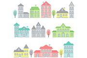 Pastel Houses