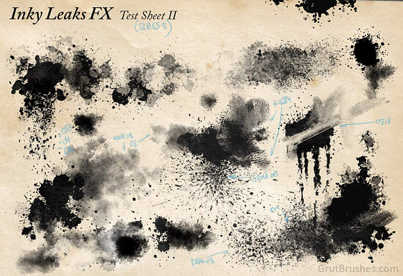100 Photoshop Splatter Brush Tools in Photoshop Brushes - product preview 3