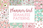 Planner seamless patterns
