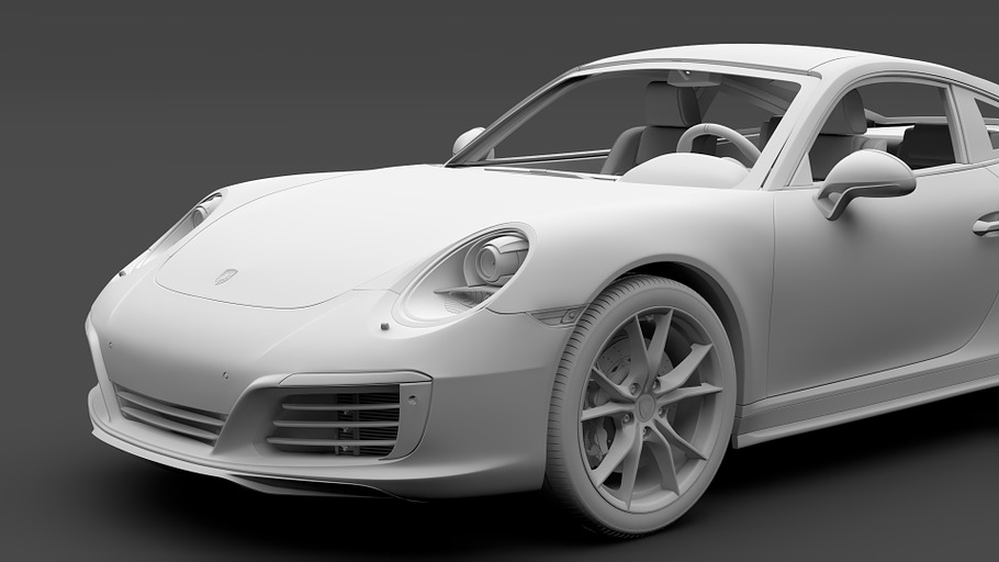 Porsche 911 Carrera T Coupe (991) 20 in Vehicles - product preview 10