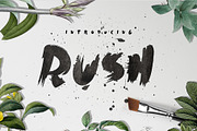 Rush Brush Font