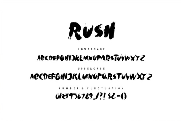 Rush Brush Font in Display Fonts - product preview 4