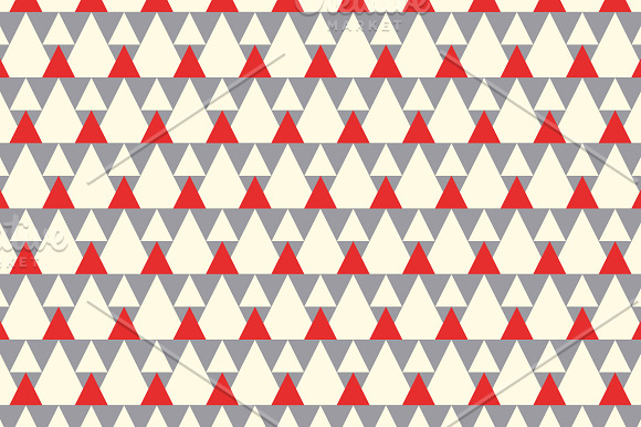 Set Christmas geometric patterns in Patterns - product preview 2