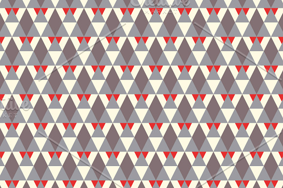 Set Christmas geometric patterns in Patterns - product preview 4