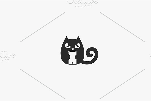 Smart Cat Logo Design
