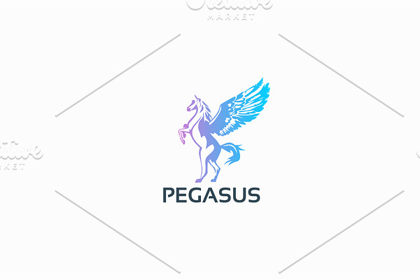 Pegasus Logo Design 