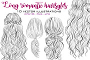 10 Long romantic hairstyles