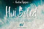 Hui Boled Hand Brush Typeface