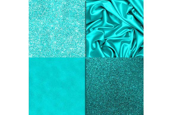 Turquoise Textures Digital paper in Textures - product preview 1