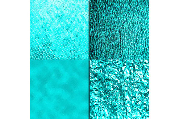 Turquoise Textures Digital paper in Textures - product preview 2