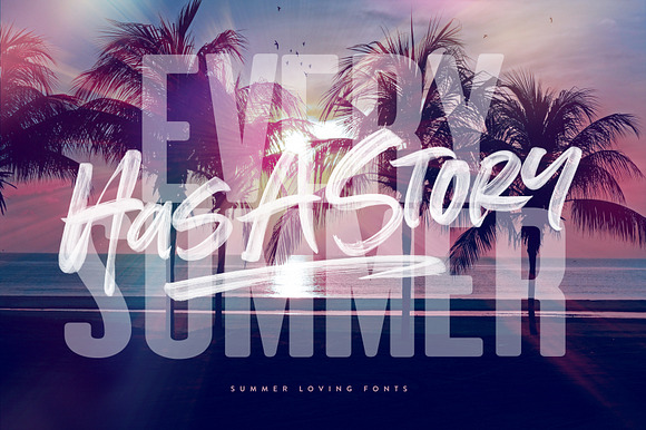 Summer Loving Font Collection in Display Fonts - product preview 24