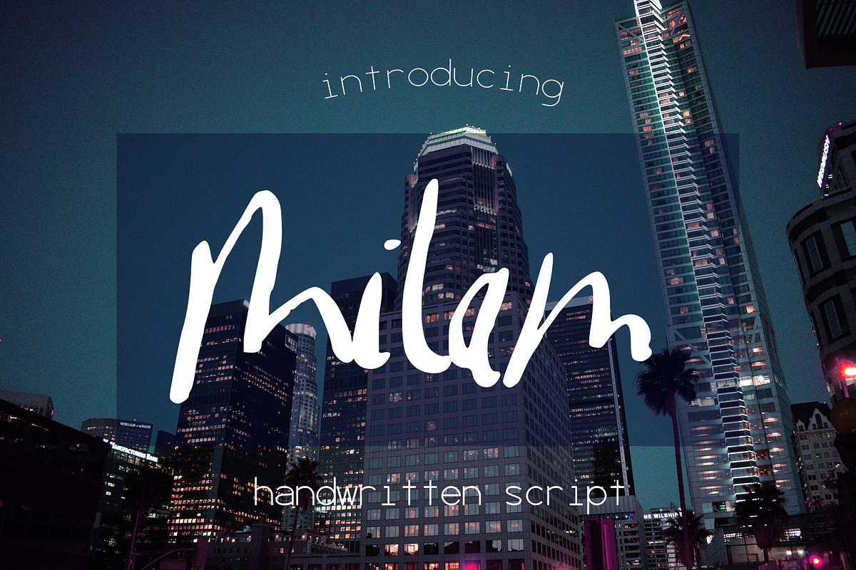Milam Font in Script Fonts - product preview 8