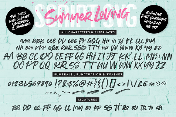 Summer Loving Font Collection in Display Fonts - product preview 33