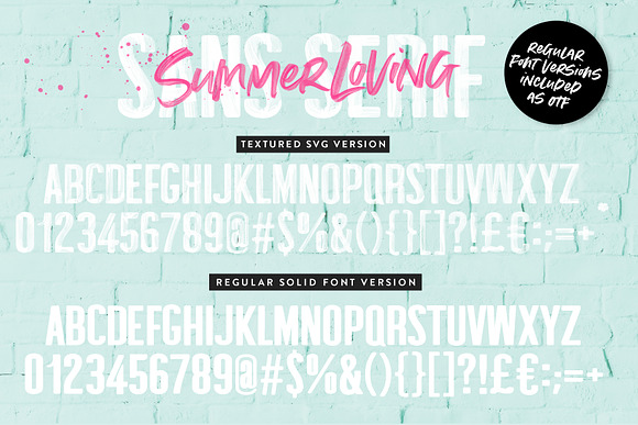 Summer Loving Font Collection in Display Fonts - product preview 34