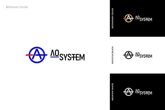 AO System Logo in Logo Templates - product preview 3