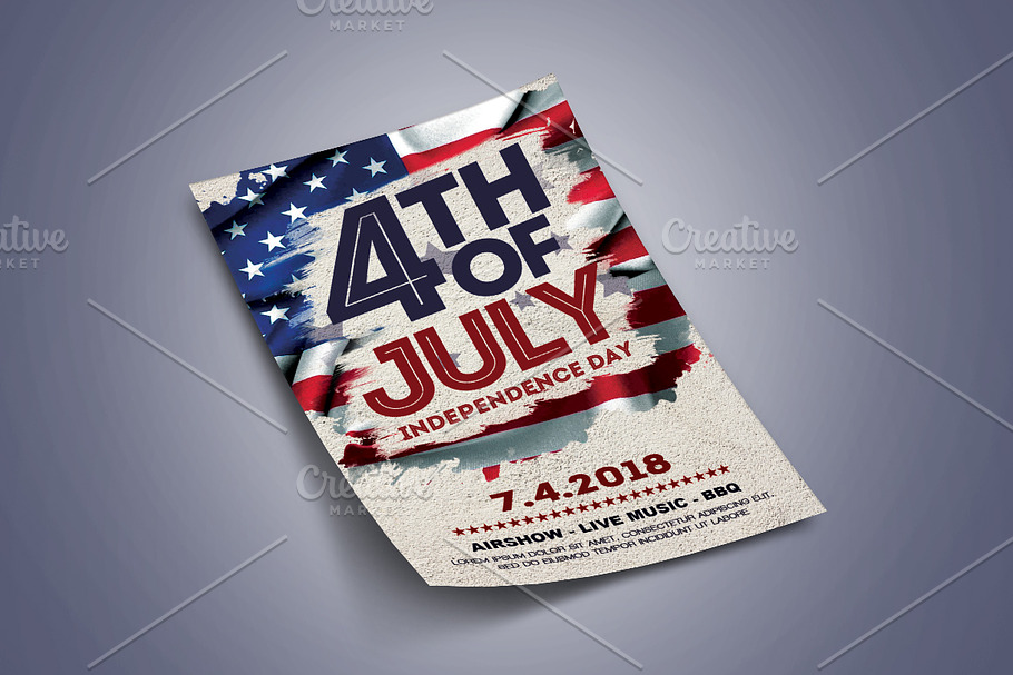 4th of July Flyer in Flyer Templates - product preview 8