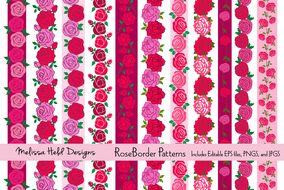 Rose Border Patterns