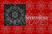 Seamless Snowflakes Pattern Tile