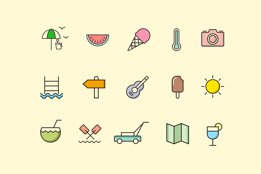 15 Summer Icons