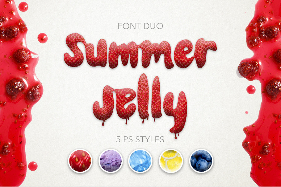 Summer Jelly font duo. Sale! in Script Fonts - product preview 8
