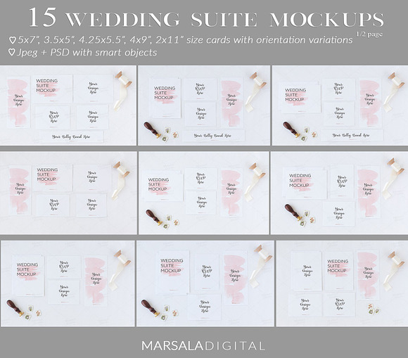 Ultimate Wedding Mockup Bundle  in Product Mockups - product preview 12