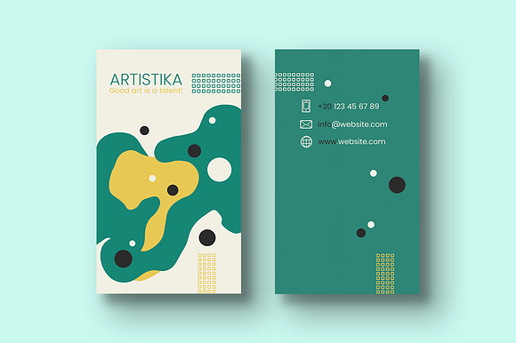 Creative Illustration Business Cards in Business Card Templates - product preview 2