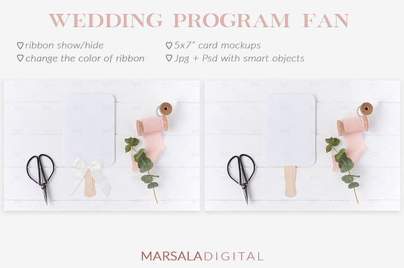 Elegant Blush Wedding Mockup Bundle in Product Mockups - product preview 2