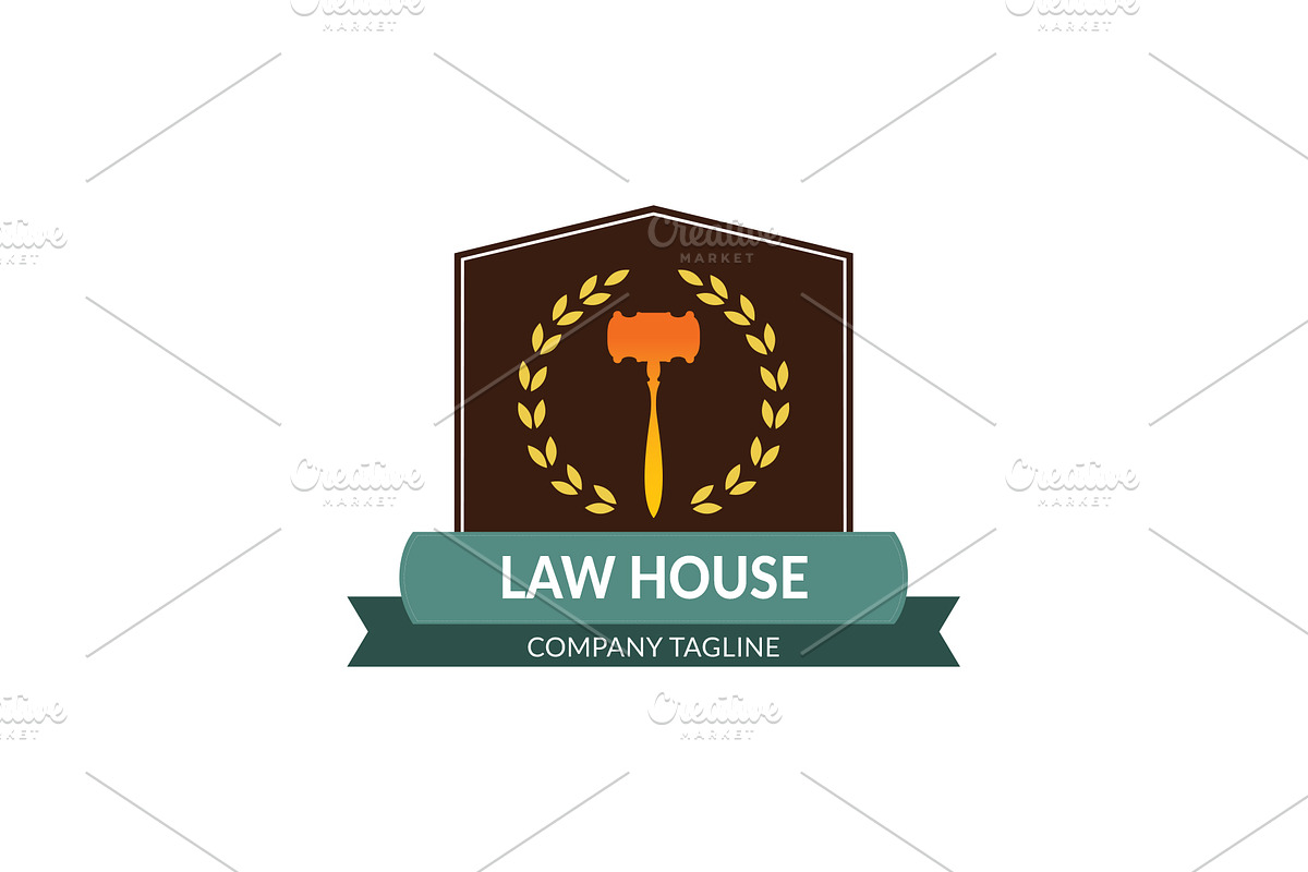 Law House Logo in Logo Templates - product preview 8