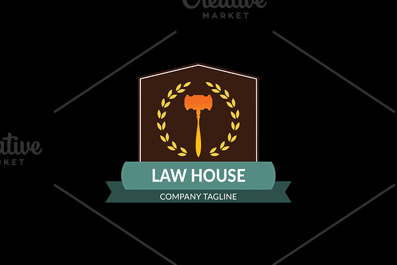 Law House Logo in Logo Templates - product preview 1