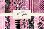 Pink Gothic Digital Paper