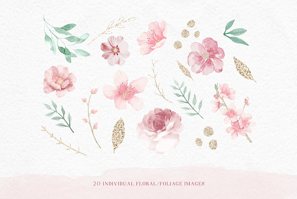Hand Drawn Floral Graphics Pack in Illustrations - product preview 3