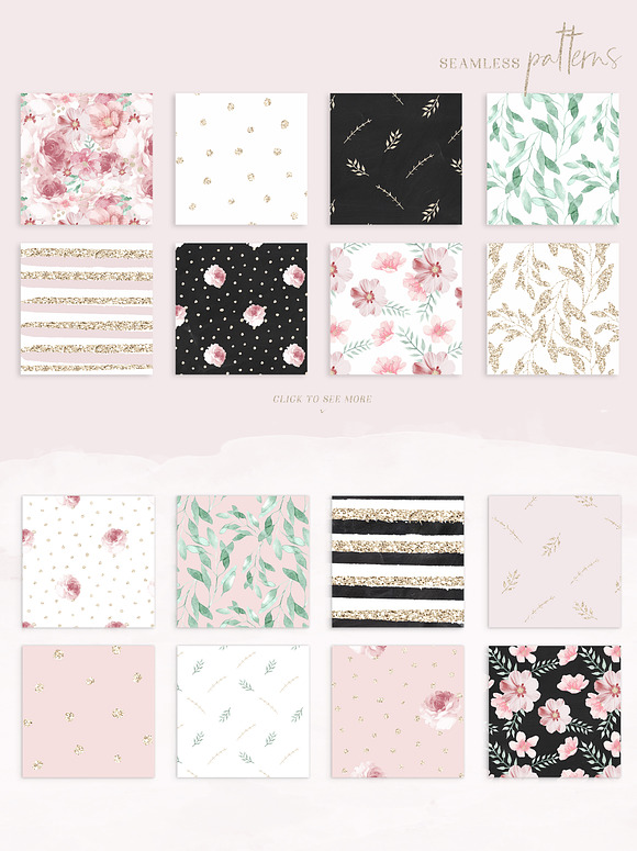 Hand Drawn Floral Graphics Pack in Illustrations - product preview 4