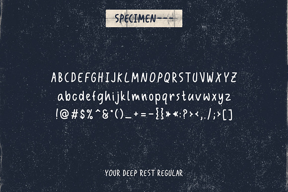 Your Deep Rest - Handwritten Font in Sans-Serif Fonts - product preview 2