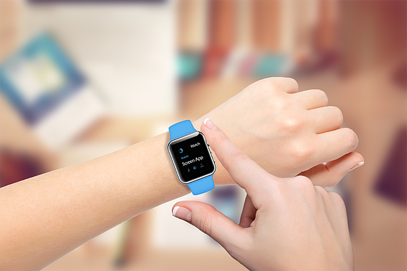 Apple Watch Mockups in Mobile & Web Mockups - product preview 2