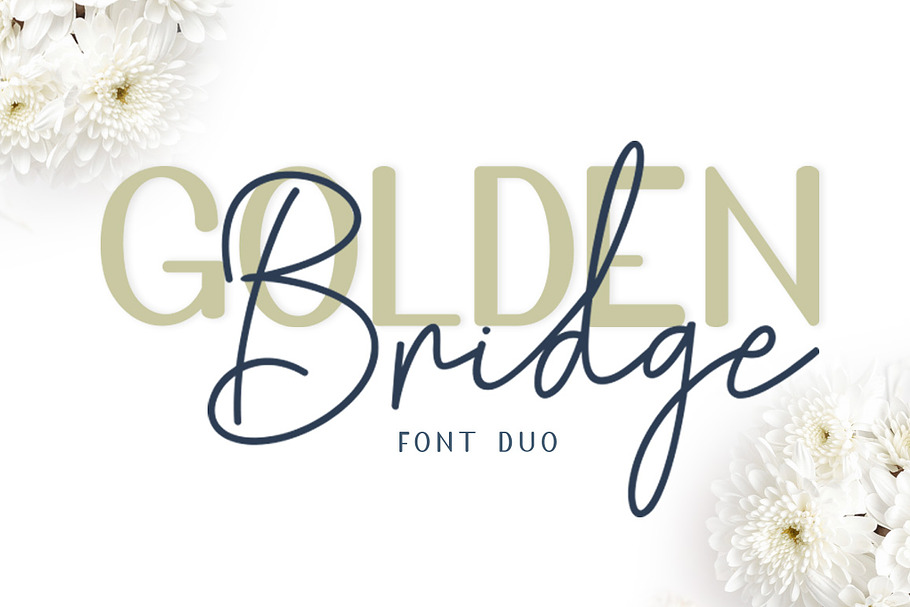 Golden Bridge Font Duo in Script Fonts - product preview 8