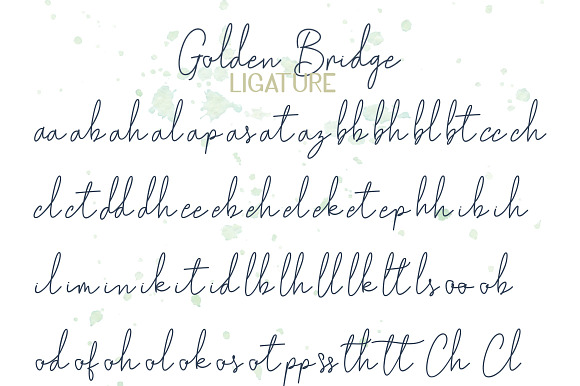 Golden Bridge Font Duo in Script Fonts - product preview 9