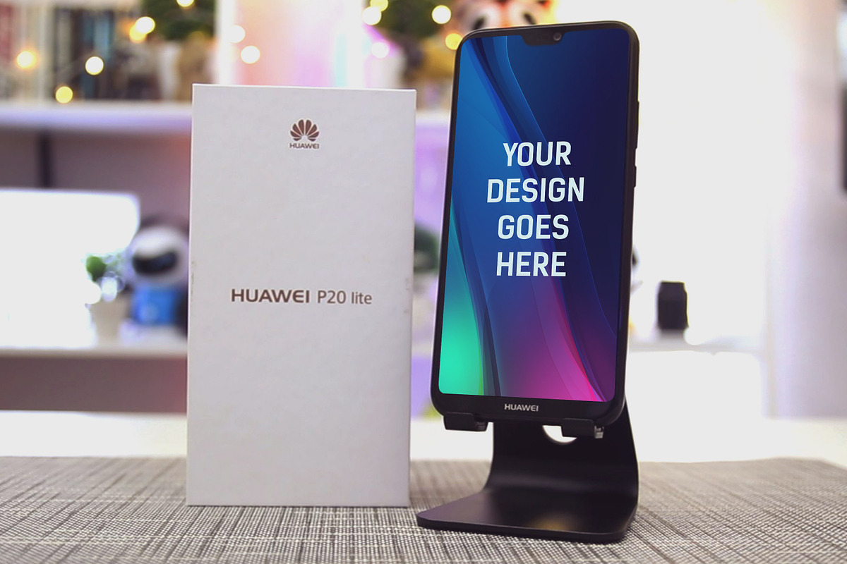 Huawei P20 Lite Mock-up #1 in Mobile & Web Mockups - product preview 8