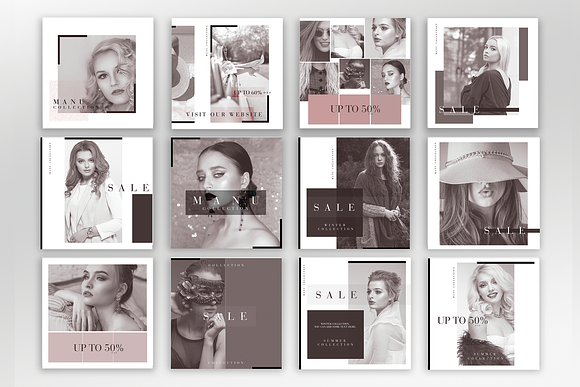 Instagram Fashion Pack in Instagram Templates - product preview 2