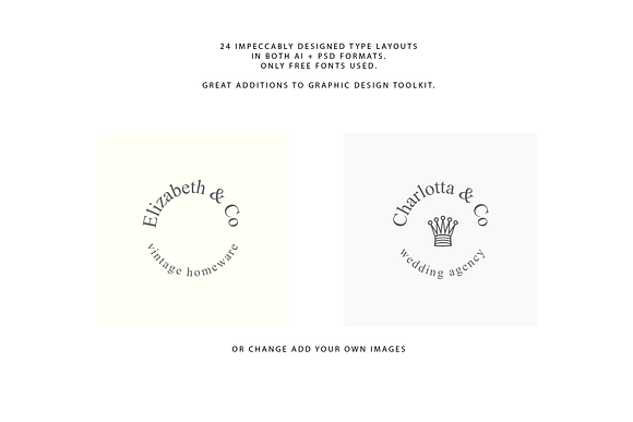 24 elegant feminine logos vol. 2.0 in Logo Templates - product preview 4
