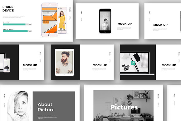 Articles. -Modern Minimal PPTX in PowerPoint Templates - product preview 4