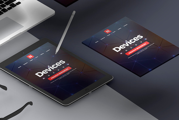 Apple Devices Pack Isometric mockup in Mobile & Web Mockups - product preview 4
