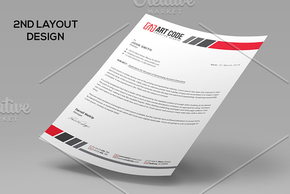 Letterhead in Stationery Templates - product preview 6