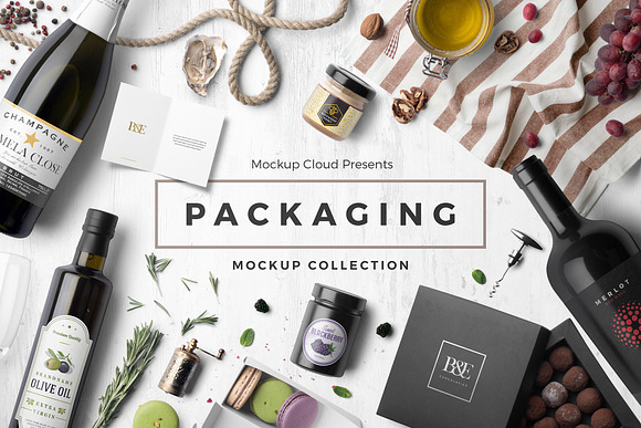 Packaging Mockup Collection in Scene Creator Mockups - product preview 11