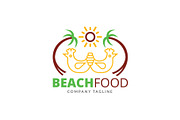 Beach Food Logo