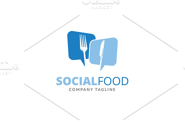 Social Food Logo