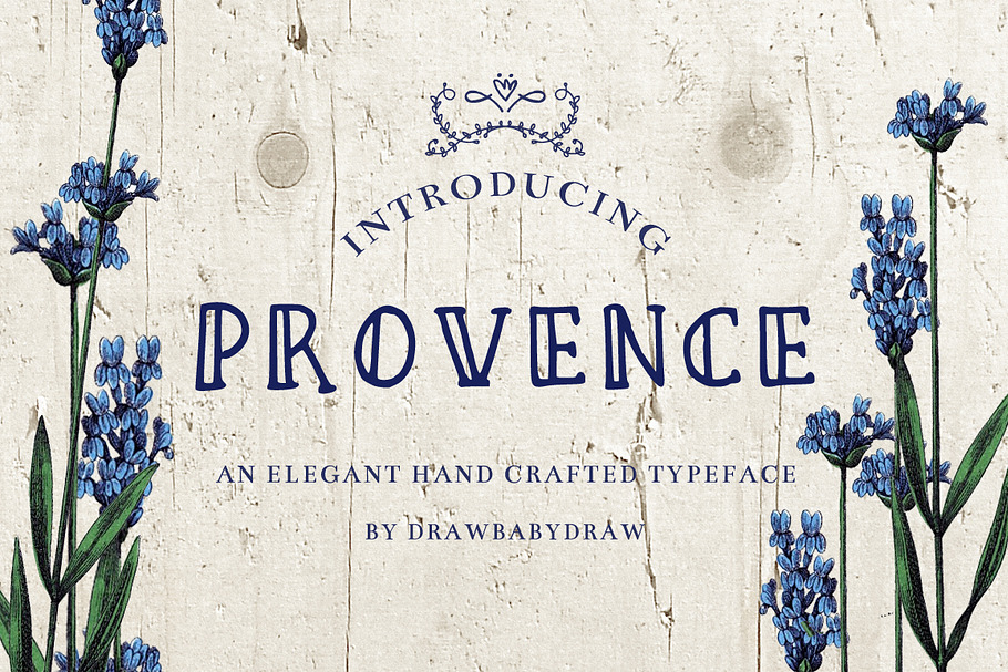 Vintage Font- Provence in Display Fonts - product preview 8