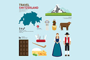 Travel Concept Switzerland Landmark