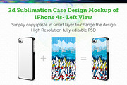 iPhone 4s 2d Sublimation Mock-up